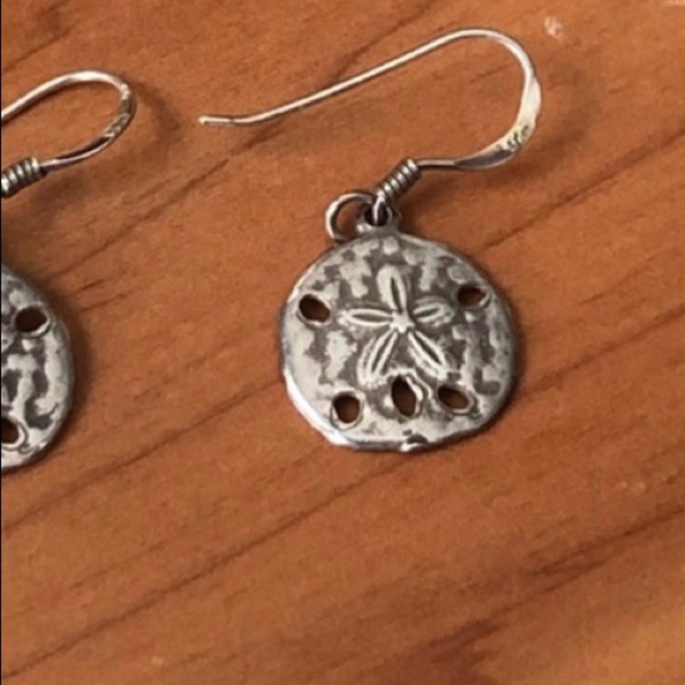 Sand Dollar Earrings /Sterling Silver
